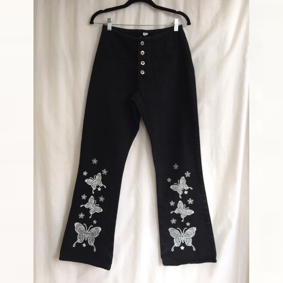 Vintage 9s Butterfly Flares 
